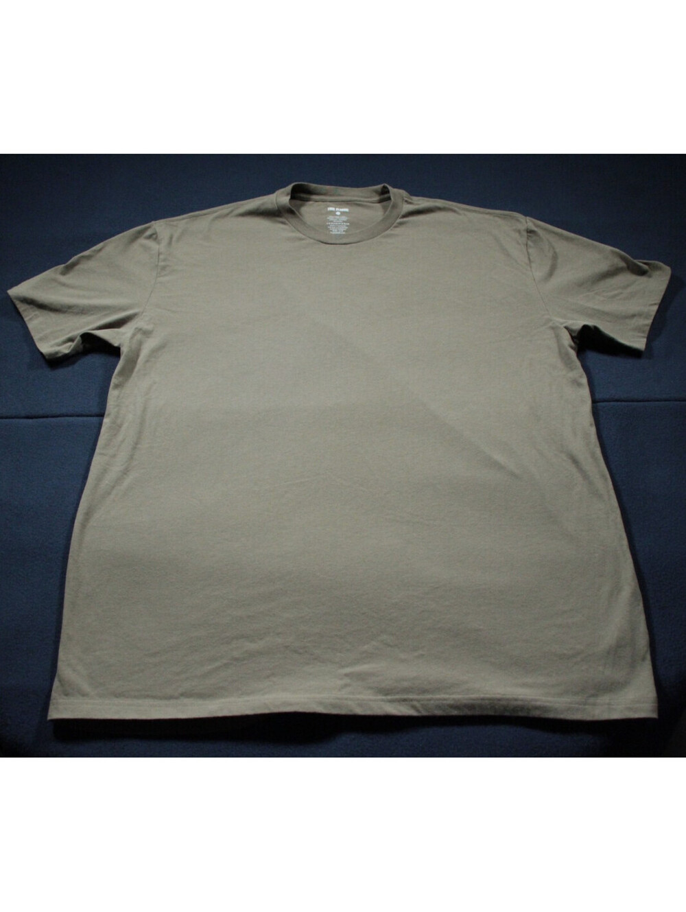 True Classic Short Sleeve Classic Crew T-Shirt Olive Green 2XL Men's Shirt XXL
